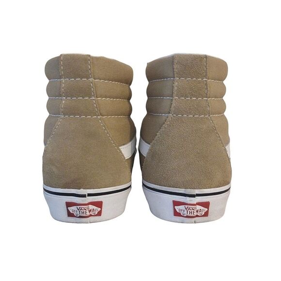 Vans Sk8 Hi Taos Taupe Canvas Suede Mix Skate Sneakers Men's Size 10.5 - Picture 11 of 15